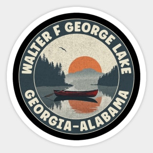 Walter F George Lake Georgia-Alabama Sticker